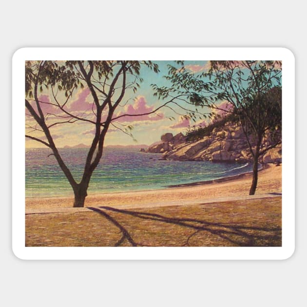 Alma Bay Morn' Sticker by McAulay1